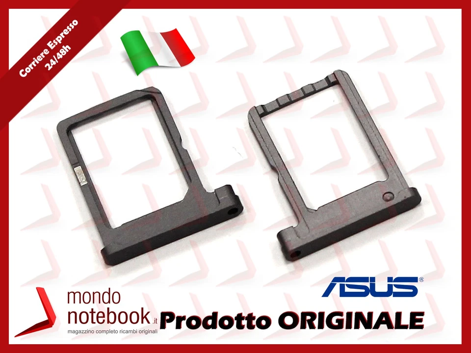 Carrello SIM Tray ASUS Padfone Infinity A80 (NERO) - Immagine 1 di 1