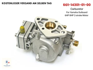 Vergaser Für Yamaha 2-Takt 6 PS 8 PS Außenbordmotor 6G1-14301-01-00 - Bild 1 von 15
