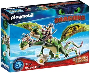 Playmobil How to Train your Dragon Racing: Ruffnut and Tuffnut with Barf and Bel - Picture 1 of 6