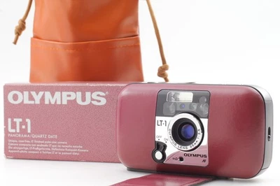 [MINT in Box] Olympus LT-1 Wine Red Point & Shoot 35mm Film Camera From JAPAN - Image 1 of 4