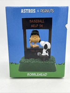 Houston Astros Peanuts Snoopy/Lucy Bobblehead Pre-Sale - Picture 1 of 6