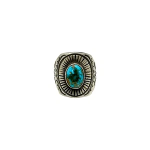 Calvin Martínez, Anillo, Oro Sonora Turquesa, Navajo, 9 - Imagen 1 de 3