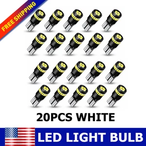 20pcs 192 168 194 LED Light Bulbs T10 Wedge Samsung High Power 10W Xenon White - Picture 1 of 10