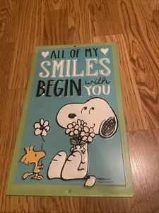 Snoopy Metal Sign Decor - Picture 1 of 7