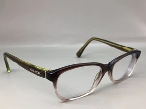 Coach Eyeglasses Frame HC 6089 5400 Olive Brown Gradient 51-16-135 FRAMES ONLY - Picture 1 of 13