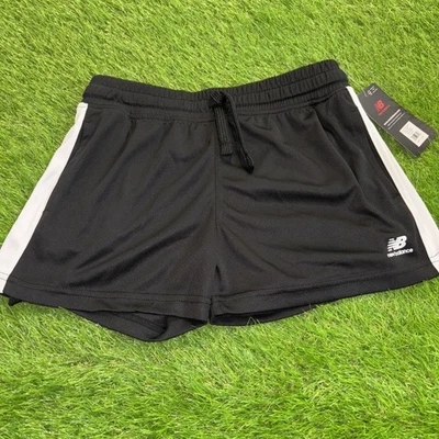 New Balance Girls Youth Large 14/16 Black Athletic Running Shorts - Image 1 of 4