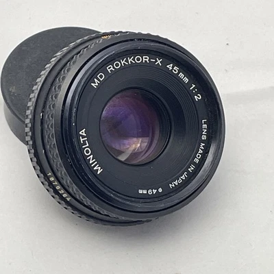 Minolta 45mm F2.0 Rokkor-X MD Pancake Lens - Image 1 of 4