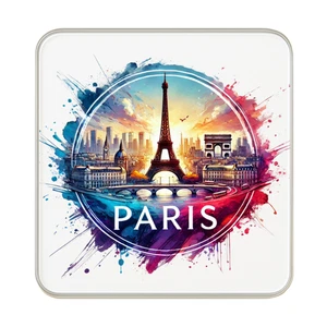 Paris, Frankreich Kühlschrankmagnet: Niedliches handgefertigtes Reise Souvenir Geschenk - Bild 1 von 5