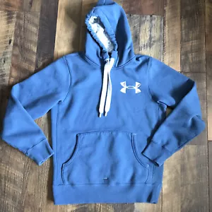 UNDER ARMOUR COLDGEAR STORM athletic hoodie hooded sweatshirt sz S Sm Blue (C44) - Picture 1 of 5