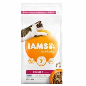 Iams Vitality Senior Cat Food With Ocean Fish 2kg - Picture 1 of 1