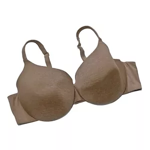 Cacique, Dark Beige Lightly Lined T-Shirt Bra with Underwire Support, size 46DD - Picture 1 of 3