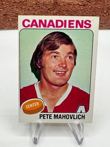 1975-76 Topps #50 Pete Mahovlich Montreal Canadiens - Picture 1 of 2