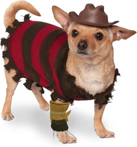 Rubie'S Unisex Adult Nightmare on Elm Street Freddy Krueger Pet Costume Party S - Picture 1 of 6
