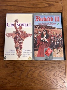 Richard III (Lawrence Olivier) And Cromwell ( Richard Harris )VHS Cassette Tape - Picture 1 of 7