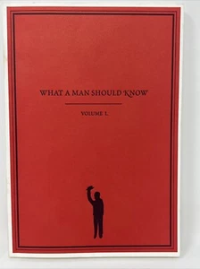 What A Man Should Know Volume 1 by Max Blagg J. Crew Books Hugo Guinness Ill'd - Imagen 1 de 9