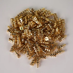20pcs Turret Lug Gold 12.5mm Overall Length 5mm Diameter for Terminal Board Amp - Picture 1 of 6