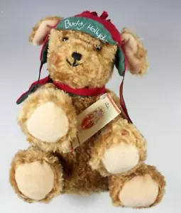 Hallmark Bunnies By The Bay Buddy Hollyday Plüschtier 10 Zoll Weihnachten Welpe Hund mit Etikett - Bild 1 von 8