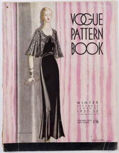 VOGUE PATTERN book December 1931 GEORGES LEPAPE Fashion WINTER Art Deco UK Women - Picture 1 of 15