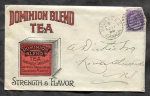 HALIFAX 1899 Dominion Blend Tea ILLUSTRATED Advertising Cover - Picture 1 of 2