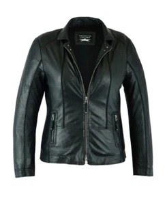 Awanstar Lederjacke für Damen Hochwertige aus weichem Lammnappa leder jacke - Bild 1 von 3