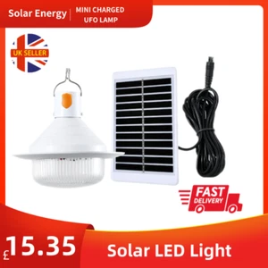 Solar LED Glühbirne 55W Tragbare LED Solarlampe Notfallbirne für Außen BBQ - Bild 1 von 4
