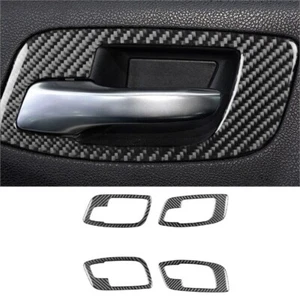 4Pcs Carbon Fiber Door Handle Cover Trim For Dodge Charger 2015-2022 Type A - Picture 1 of 11