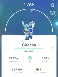 Shiny Glaceon Costume Winter Carnival Holiday - TRADE - Read Description - Picture 1 of 1