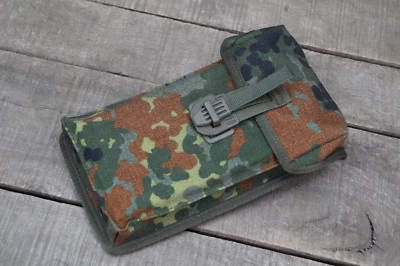 BW Bundeswehr Magazintasche Koppeltasche MP2 UZI MP 2 flecktarn Adapter G36