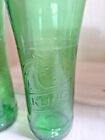 Recycled Green Bottle Carling Half Pint Glasses X2 Whos Glass Vgc Ref1