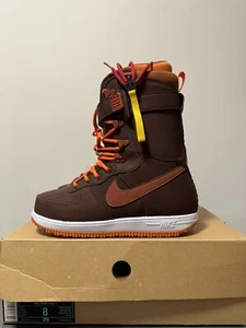 Nike Zoom Force 1 Snowboard Boots Brkrt Brown Size 8 334841-288 - Picture 1 of 5