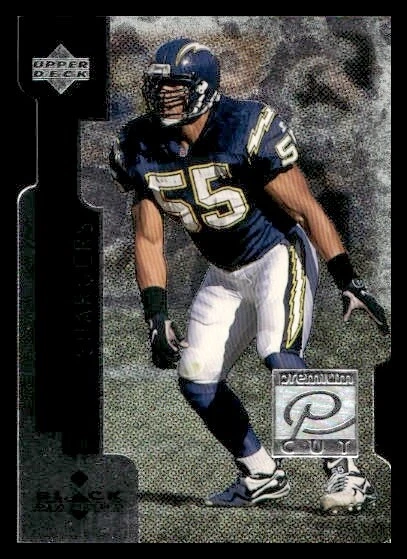 1998 Upper Deck Black Diamond #PC9 Junior Seau Die Cut Chargers - Image 1 of 2