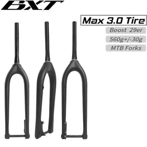 Horquilla rígida BXT 29er Boost fibra de carbono MTB horquillas freno de disco 110x15 mm - Imagen 1 de 18