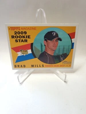 2009 Topps Heritage - Rookie Stars #523 Brad Mills - Image 1 of 2