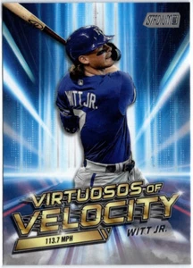 2023 Topps Stadium Club Virtuosos of Velocity #VV-23 Bobby Witt Jr Royals NM - Picture 1 of 2