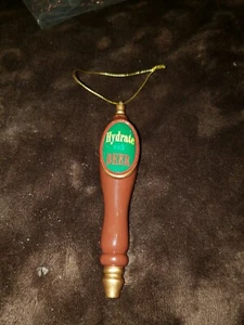 Holiday Christmas Tree Ornament Hydrate with Beer handle - Picture 1 of 5