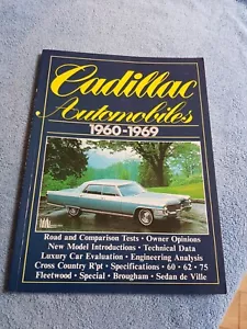 Cadillac 1960-1969 Brooklands Roadtest Book VGC Fleetwood Sedan Coupe de ville - Picture 1 of 17