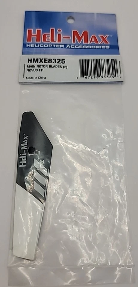 Heli Max Main Rotor Blades Novus FP Rc Helicopter Heli-Max HMXE8325 - Image 1 of 1