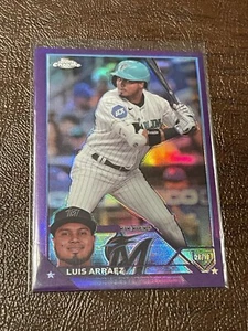 2023 Topps Chrome Update Luis Arraez Purple /250 SP Florida Marlins #USC159 - Bild 1 von 2
