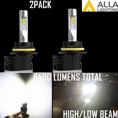 Alla Lighting LED White 9007 Headlight Bulb High Low Beam for Ford Mazda Nissan - Image 1 of 4
