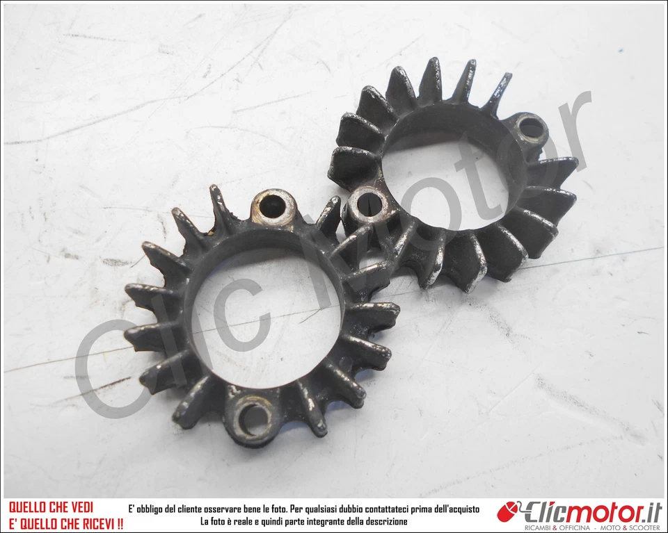 Pair Of Exhaust Rings For 1 Original Moto Guzzi V75 Ex Carabinieri Foto 1 de 1