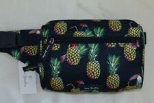 VERA BRADLEY Lighten Up Belt Bag Toucan Party Pineapples & Navy Fanny Pack - NWT