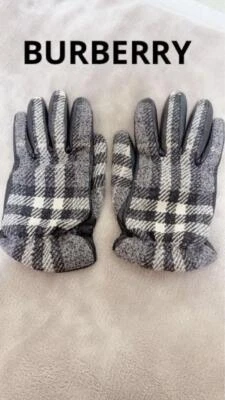 Guantes Burberry Mezcla Cachemira Talla 7 Mujer Accesorios Original Foto 1 de 4