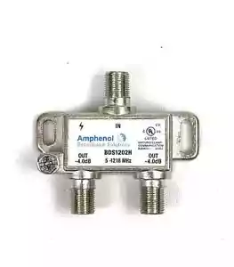 Amphenol Breitbandlösungen 2-Wege Digital-Splitter BDS1202H Ausgang -4,0 dB 5-1218 MHz - Bild 1 von 3