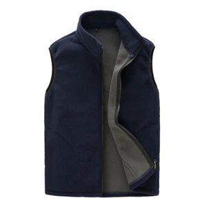 Mens Lightweight Micro Fleece Full Zip Bodywarmer Vest Fashion Casual Gilet☌ - Picture 1 of 20