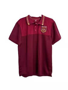 Maroons State of Origin Mens Polo Shirt Size Large QLD Rugby Short Sleeve - Picture 1 of 9