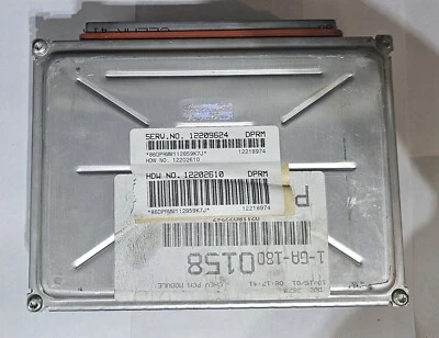 ✅⭐️ 2001 2002 CHEVROLET CAMARO 3.8L ENGINE COMPUTER ECU ECM 12209624 DPPZ OEM Foto 1 de 3