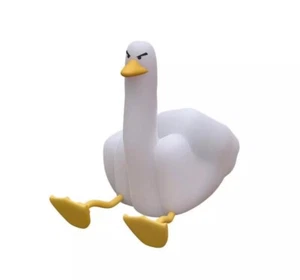 Duck Night Light Rechargeable Cute Silicone Duck Lamp Novelty Animal Night Lamp - Picture 1 of 9