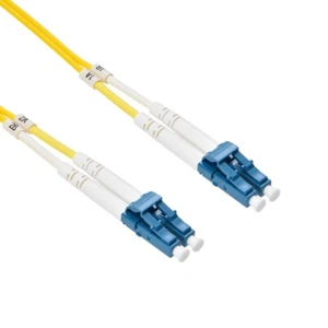 0.5m LC/UPC-LC/UPC Singlemode Duplex OFNR 2.0mm Fiber Optic Patch Cable - Picture 1 of 1