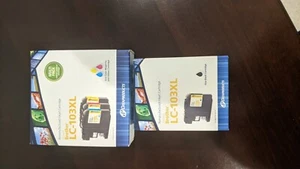 LC103 Ink cartridges Compatible for Brother LC103XL LC101 High Yield Color Black - Picture 1 of 4