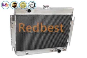 3Row Aluminum Radiator For 1963-1968 Chevy Biscayne Bel Air Impala Chevelle - Picture 1 of 8